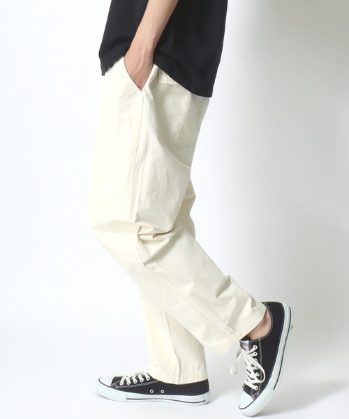 Alpha Industries(アルファインダストリーズ)の「ALPHA INDUSTRIES/アルファインダストリーズ EASY BAKER PANTS/ワイドテーパード イージーベーカーパンツ/ワークパンツ(チノパンツ・メンズ・ダークグレー/アイボリー/オリーブ/ブラック・M/L/XL)」の21枚目の写真