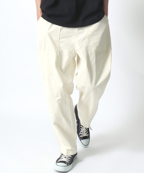 Alpha Industries(アルファインダストリーズ)の「ALPHA INDUSTRIES/アルファインダストリーズ EASY BAKER PANTS/ワイドテーパード イージーベーカーパンツ/ワークパンツ(チノパンツ・メンズ・ダークグレー/アイボリー/オリーブ/ブラック・M/L/XL)」の19枚目の写真