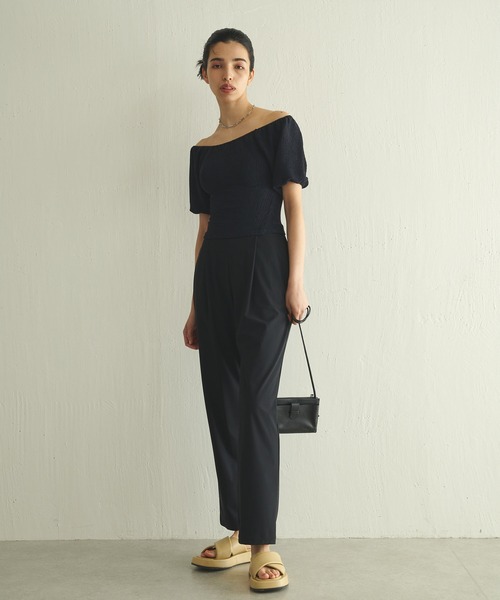 Whim Gazette(ウィムガゼット)の「<水着>パンツ(ラッシュガード・レディース・ブラウン/ブラック・36/38)」の6枚目の写真