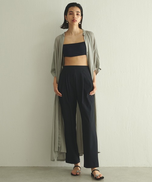 Whim Gazette(ウィムガゼット)の「<水着>パンツ(ラッシュガード・レディース・ブラウン/ブラック・36/38)」の14枚目の写真