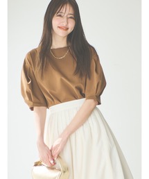 Te chichi | 【スタイル美人カットソー】バナナスリーブバックファスナーカットソー(Tシャツ/カットソー)