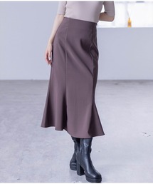 ミドル丈ストレッチマーメイドスカート[オフィスカジュアル 着回し抜群 大人 カジュアル]≪2024SS≫
