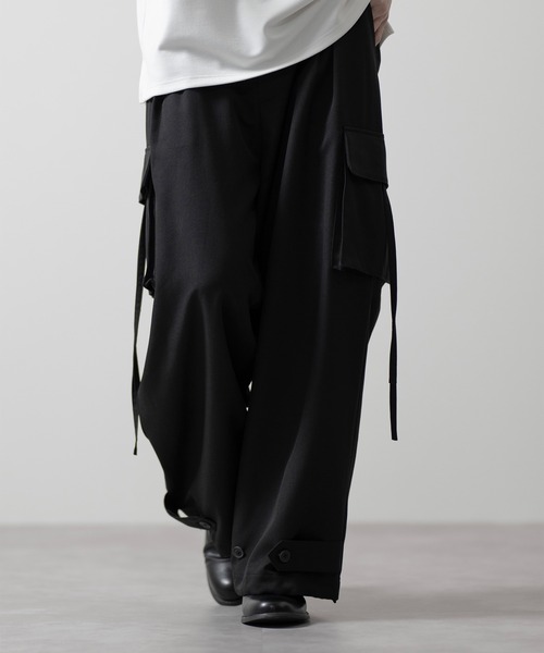 CLEL】M-47Design TR Loose Parachute Pants/M-47デザイン TR