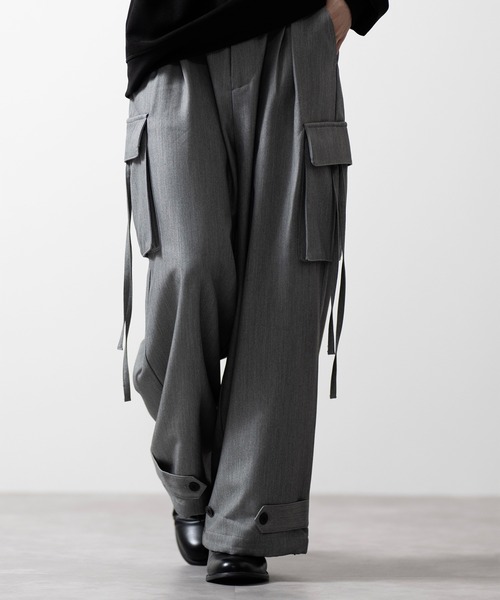 名作初期 LGB カーゴサルエルパンツ パラシュート CLEL】M-47Design TR Loose Parachute Pants/M-47デザイン TR