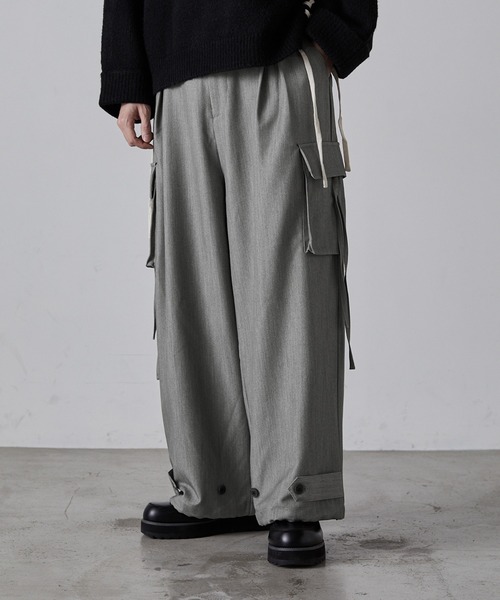 CLEL】M-47Design TR Loose Parachute Pants/M-47デザイン TR