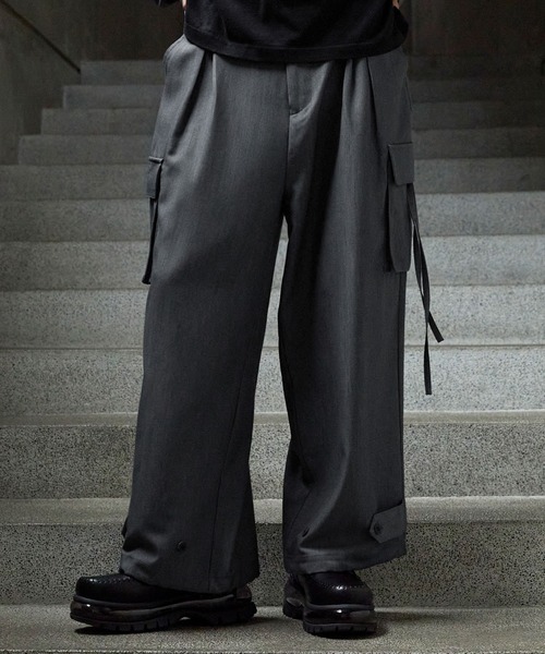 CLEL】M-47Design TR Loose Parachute Pants/M-47デザイン TR