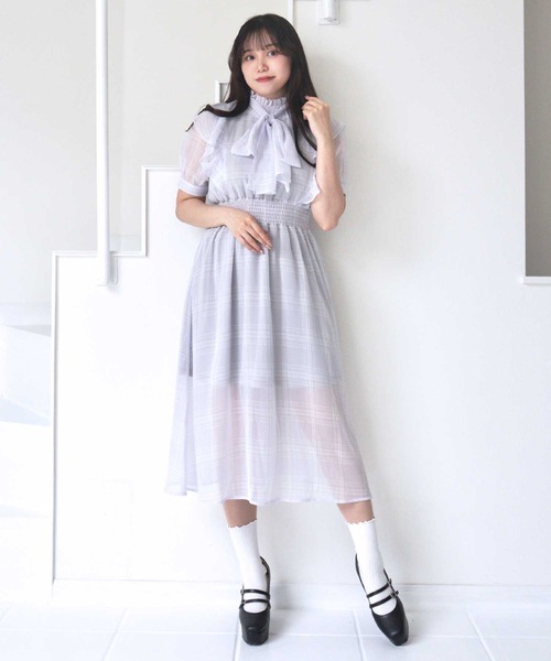 TITTY&CO.（ティティーアンドコー）の「【TITTY&CO.】シアーチェック