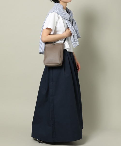 UNIVERSAL OVERALL(ユニバーサルオーバーオール)の「【UNIVERSAL OVERALL】EMBOSS LOGO SHOULDER UVO-147(ショルダーバッグ・メンズ・ベージュ/ミント/ブラウン/ブラック・FREE)」の13枚目の写真