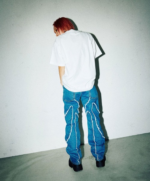 FTW(エフティダブリュー)の「PATTERN DENIM PANTS(その他パンツ・メンズ・ブラック/インディゴブルー・MEDIUM/LARGE)」の6枚目の写真
