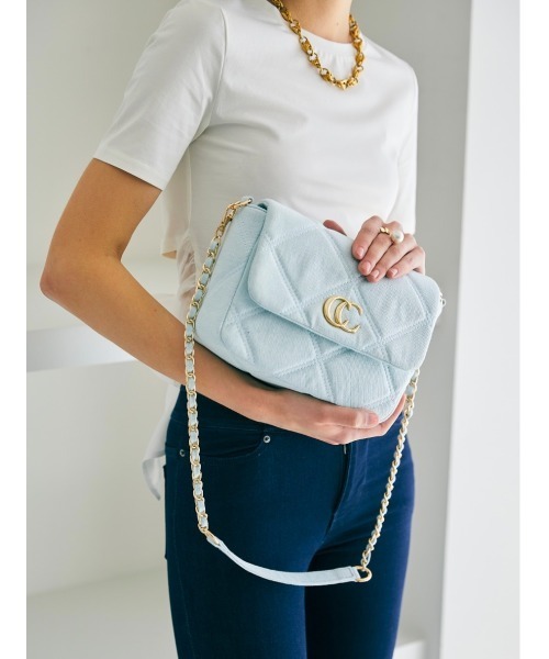 *Dolce&Gabbana*ハートデニム チェーンミニショルダーバッグ Dolce&Gabbana*ハートデニム チェーンミニショルダーバッグ