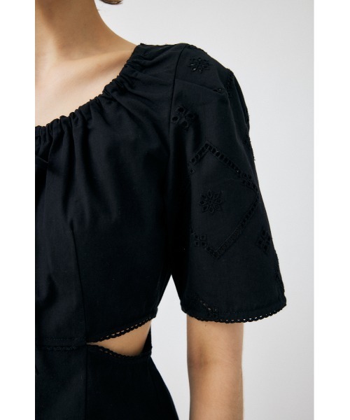 MOUSSY（マウジー）の「SIDE SLIT EYELET ブラウス（シャツ/ブラウス・レディース・オフホワイト/ブラック/オレンジ・1/2）」の22枚目の写真