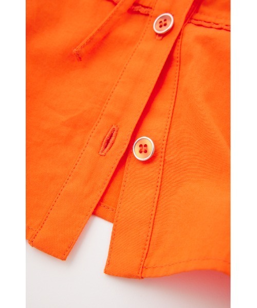 MOUSSY（マウジー）の「SIDE SLIT EYELET ブラウス（シャツ/ブラウス・レディース・オフホワイト/ブラック/オレンジ・1/2）」の12枚目の写真