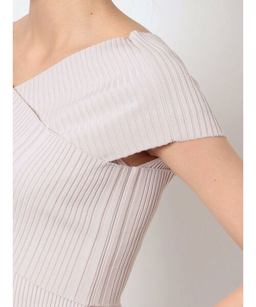 LAGUNAMOON（ラグナムーン）の「クロスリブニットプルオーバー（ニット/セーター・レディース・ブラック/ベージュ/ミント・FREE）」の20枚目の写真