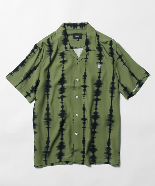 HUF SEISMOGRAM RESORT SHIRT レーヨン 半袖シャツ HUF（ハフ）の「HUF/ハフ SEISMOGRAM S/S RESORT SHIRT シャツ（シャツ