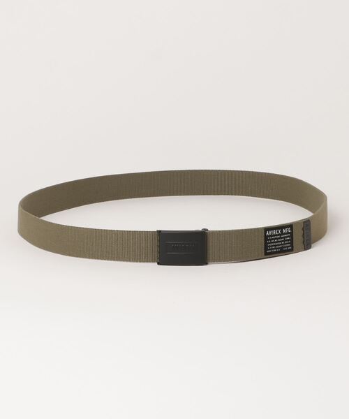 AVIREX(アヴィレックス)の「《直営店限定》MILITARY BELT / ミリタリー ベルト / AVIREX / アヴィレックス(ベルト・メンズ・ブラック/ベージュ/ネイビー/オレンジ/オリーブ系/エンジ・F)」の4枚目の写真