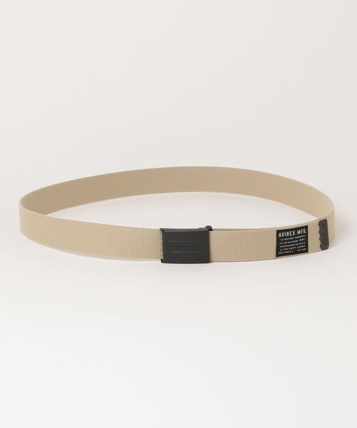 AVIREX(アヴィレックス)の「《直営店限定》MILITARY BELT / ミリタリー ベルト / AVIREX / アヴィレックス(ベルト・メンズ・ブラック/ベージュ/ネイビー/オレンジ/オリーブ系/エンジ・F)」の3枚目の写真