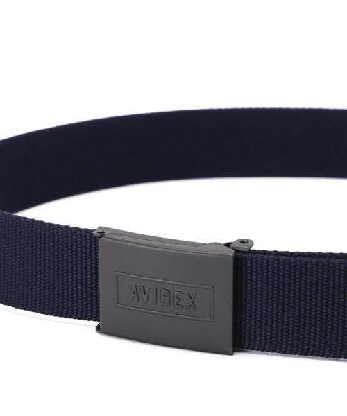 AVIREX(アヴィレックス)の「《直営店限定》MILITARY BELT / ミリタリー ベルト / AVIREX / アヴィレックス(ベルト・メンズ・ブラック/ベージュ/ネイビー/オレンジ/オリーブ系/エンジ・F)」の7枚目の写真
