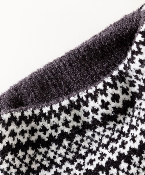 KP DECO（ケーピーデコ）の「日本製/シュークリーム素材 ネックウォーマー（ネックウォーマー/スヌード・キッズ・ベージュ/ブラック・FREE）」の4枚目の写真