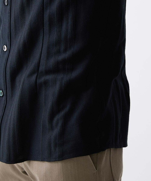 MICHEL KLEIN HOMME (ミッシェルクランオム)の「《日本製》シャドーストライプシャツ(シャツ/ブラウス・メンズ・ホワイト/ブラック/パープル・LARGE/MEDIUM/X-LARGE)」の14枚目の写真