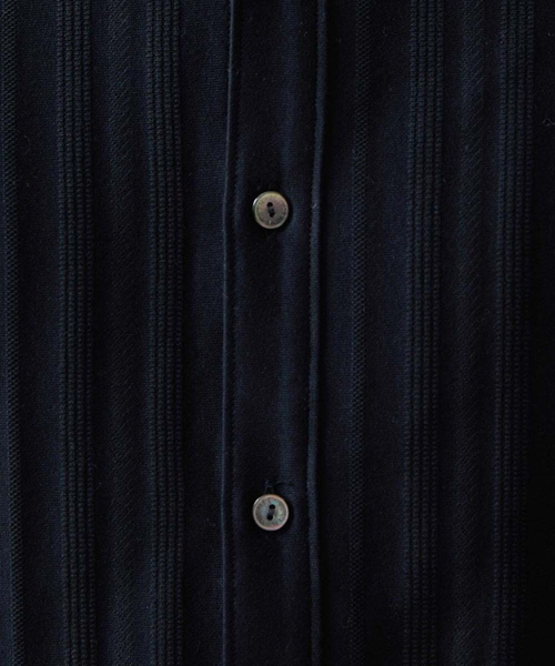 MICHEL KLEIN HOMME (ミッシェルクランオム)の「《日本製》シャドーストライプシャツ(シャツ/ブラウス・メンズ・ホワイト/ブラック/パープル・LARGE/MEDIUM/X-LARGE)」の15枚目の写真