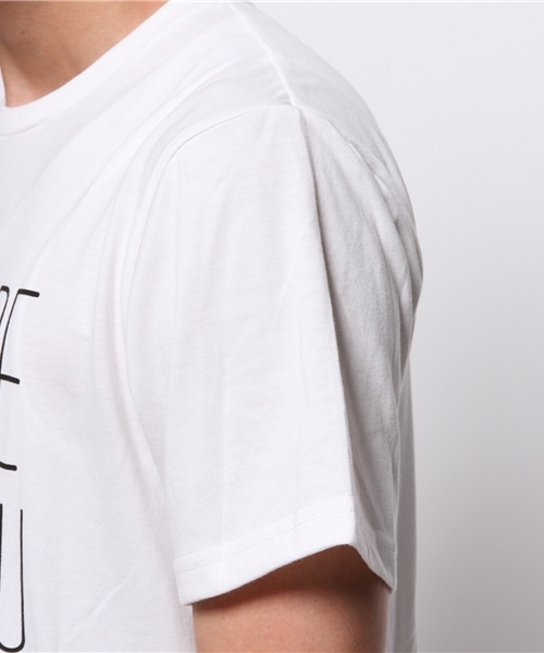 WEGO（ウィゴー）の「WEGO/メッセージTシャツ（Tシャツ/カットソー・メンズ・ホワイト/ブラック・MEDIUM/LARGE）」の7枚目の写真