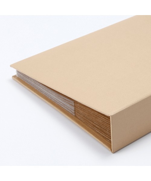 無印良品　アルバム3段　L判　300枚　9冊セット　クラフト製 アルバム・3段 L判・300枚用（ステーショナリー）｜無印良品