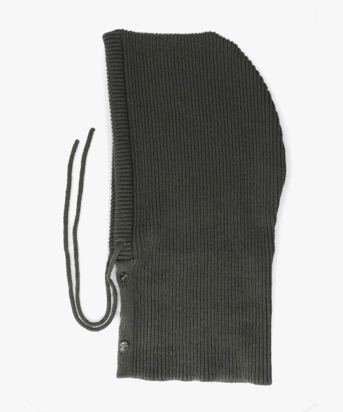 milsa（ミルサ）の「milsa  ニット バラクラバ（ニットキャップ/ビーニー・レディース・ホワイト/ブラック/グレー・FREE）」の3枚目の写真