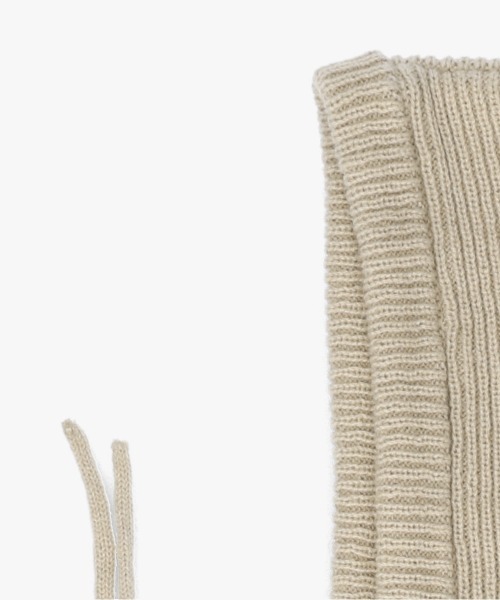 milsa（ミルサ）の「milsa  ニット バラクラバ（ニットキャップ/ビーニー・レディース・ホワイト/ブラック/グレー・FREE）」の21枚目の写真