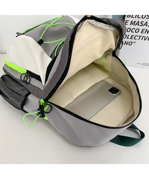 mushwear(マッシュウェア)の「カラードロストリュック(バックパック/リュック・メンズ・グリーン/イエロー/パープル/ブルー・FREE)」の5枚目の写真