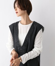 LEPSIM | 袖シャーリングプルオーバー 908519(Tシャツ/カットソー)