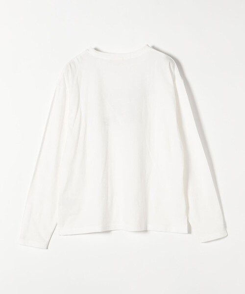 monmimi（モンミミ）の「【SHIPS any別注】monmimi〈洗濯機可能〉ロゴ プリント ロンTEE 23AW（Tシャツ/カットソー・レディース・ピンク/ホワイト/チャコールグレー・ONE SIZE）」の18枚目の写真