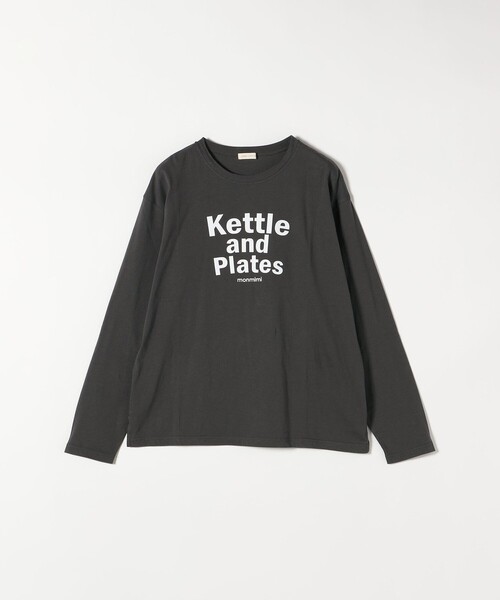 monmimi（モンミミ）の「【SHIPS any別注】monmimi〈洗濯機可能〉ロゴ プリント ロンTEE 23AW（Tシャツ/カットソー・レディース・ピンク/ホワイト/チャコールグレー・ONE SIZE）」の21枚目の写真