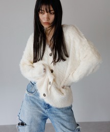 ENC | シャギーニットカーディガン(カーディガン/ボレロ)