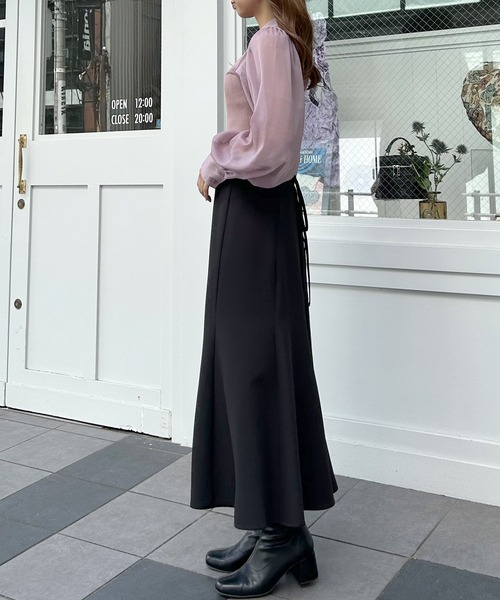 INGNI（イング）の「シャツドッキングニット／Ａ（ニット/セーター・レディース・ブラック/ピンク系5/グレー系その他・M）」の16枚目の写真