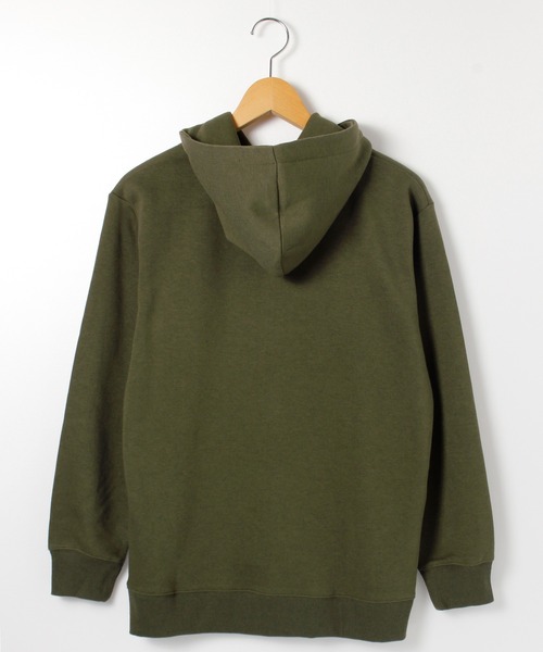 LOGOS park（ロゴスパーク）の「【LOGOS Park/ロゴスパーク】ワンポイント刺繍ロゴ裏起毛プルオーバーパーカー（パーカー・レディース・グレイッシュベージュ/ブラック/マスタード/カーキ・M/L）」の18枚目の写真