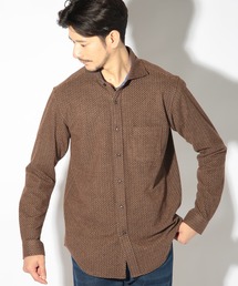 ダブルジャガード起毛シャツ