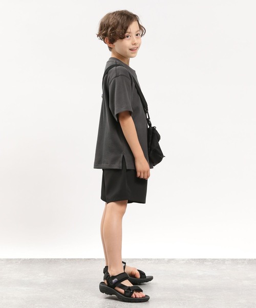 GLOBAL WORK Smile Seed Store（グローバルワーク スマイルシードストア）の「ワッフルＴシャツ半袖/キッズ/183146（Tシャツ/カットソー・キッズ・ベージュ/チャコール/ライトカーキ・120cm/100cm/130cm/110cm/140cm/150cm）」の5枚目の写真