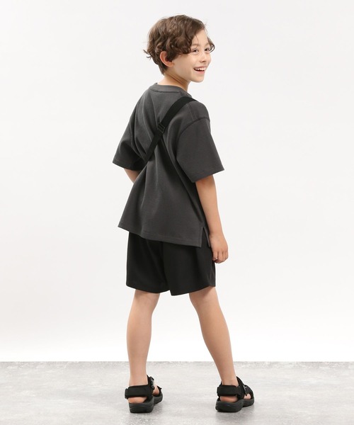 GLOBAL WORK Smile Seed Store（グローバルワーク スマイルシードストア）の「ワッフルＴシャツ半袖/キッズ/183146（Tシャツ/カットソー・キッズ・ベージュ/チャコール/ライトカーキ・120cm/100cm/130cm/110cm/140cm/150cm）」の6枚目の写真