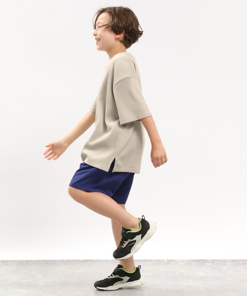 GLOBAL WORK Smile Seed Store（グローバルワーク スマイルシードストア）の「ワッフルＴシャツ半袖/キッズ/183146（Tシャツ/カットソー・キッズ・ベージュ/チャコール/ライトカーキ・120cm/100cm/130cm/110cm/140cm/150cm）」の15枚目の写真