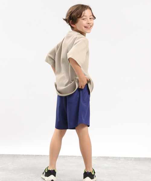 GLOBAL WORK Smile Seed Store（グローバルワーク スマイルシードストア）の「ワッフルＴシャツ半袖/キッズ/183146（Tシャツ/カットソー・キッズ・ベージュ/チャコール/ライトカーキ・120cm/100cm/130cm/110cm/140cm/150cm）」の18枚目の写真