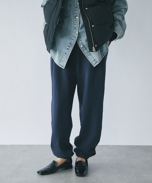 RIVE DROITE（リヴドロワ）の「MONN.:. (モン)/スウェットパンツ（スウェットパンツ・レディース・グレー/ネイビー・FREE）」の2枚目の写真