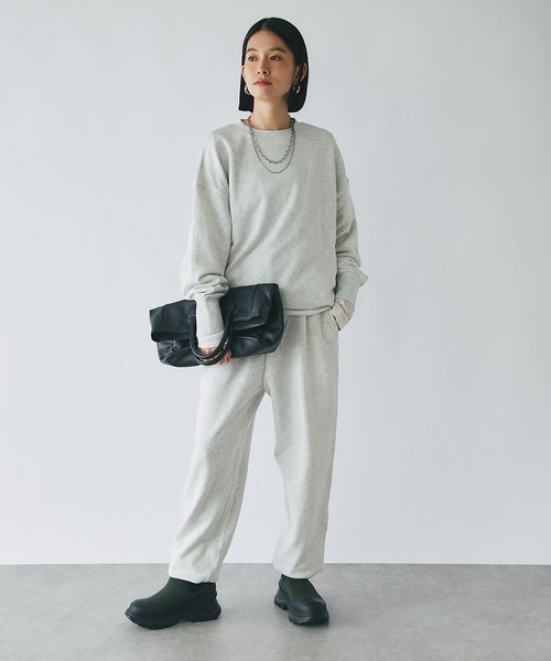 RIVE DROITE（リヴドロワ）の「MONN.:. (モン)/スウェットパンツ（スウェットパンツ・レディース・グレー/ネイビー・FREE）」の4枚目の写真