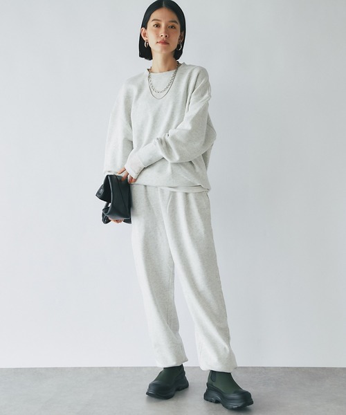 RIVE DROITE（リヴドロワ）の「MONN.:. (モン)/スウェットパンツ（スウェットパンツ・レディース・グレー/ネイビー・FREE）」の3枚目の写真