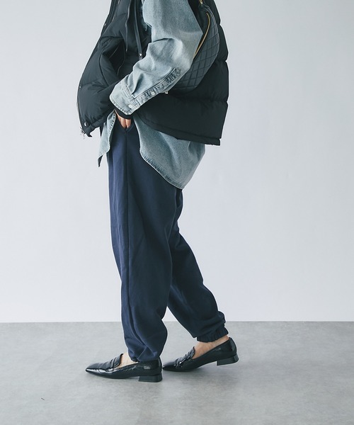 RIVE DROITE（リヴドロワ）の「MONN.:. (モン)/スウェットパンツ（スウェットパンツ・レディース・グレー/ネイビー・FREE）」の20枚目の写真