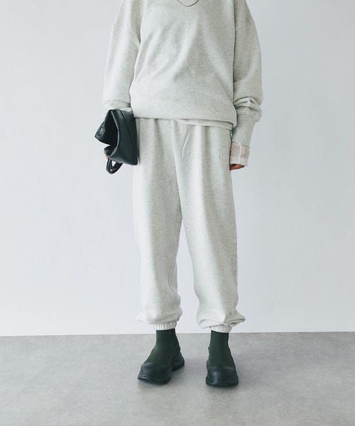 RIVE DROITE（リヴドロワ）の「MONN.:. (モン)/スウェットパンツ（スウェットパンツ・レディース・グレー/ネイビー・FREE）」の9枚目の写真