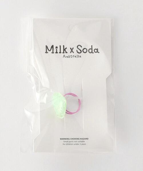 green label relaxing(グリーンレーベルリラクシング)の「<Milk&Soda> JELLY HEART リング / 指輪(リング・キッズ・ホワイト/ライム/ライラック・FREE)」の8枚目の写真