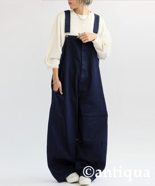 antiqua（アンティカ）の「バルーンデニムサロペット（サロペット/オーバーオール・レディース・インディゴブルー/ブルー系その他・M/L）」の22枚目の写真