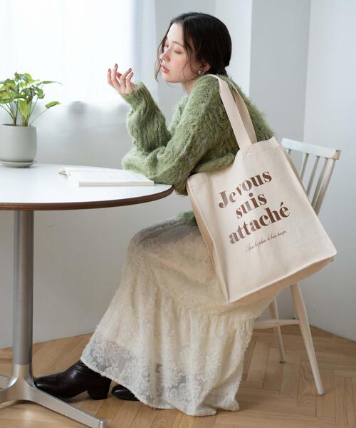 WEGO(ウィゴー)の「WEGO/キャンバスロゴトート(トートバッグ・レディース・その他1/その他4/その他3/その他2/その他5/その他6・FREE)」の15枚目の写真