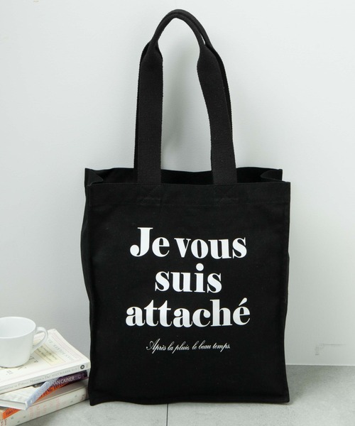 WEGO(ウィゴー)の「WEGO/キャンバスロゴトート(トートバッグ・レディース・その他1/その他4/その他3/その他2/その他5/その他6・FREE)」の6枚目の写真