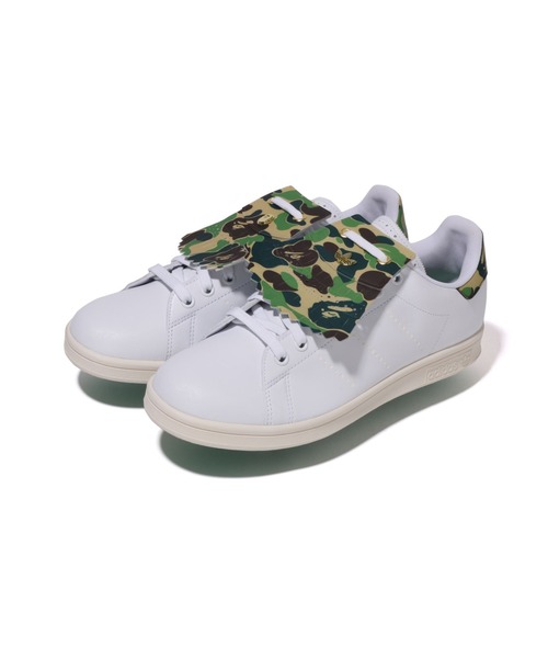 A BATHING APE(アベイシングエイプ)の「BAPE X ADIDAS GOLF STAN SMITH G BAPE L(スニーカー・レディース・ホワイト・5/6.5/6/4/5.5)」の20枚目の写真